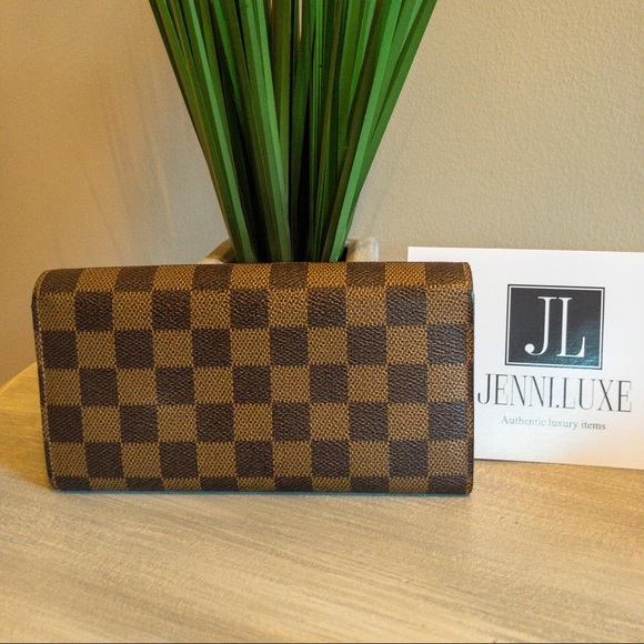 Louis Vuitton Sarah wallet damier ebene - Picture 2 of 8